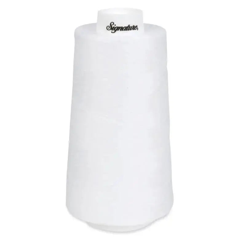 001 White Signature Cotton Thread 50wt longarm quilting thread cotton