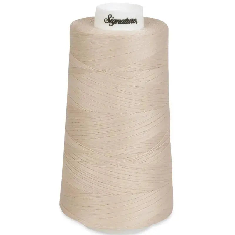 028 Ivory Signature Cotton Thread 50wt warm ivory off-white bridal antique white quilts