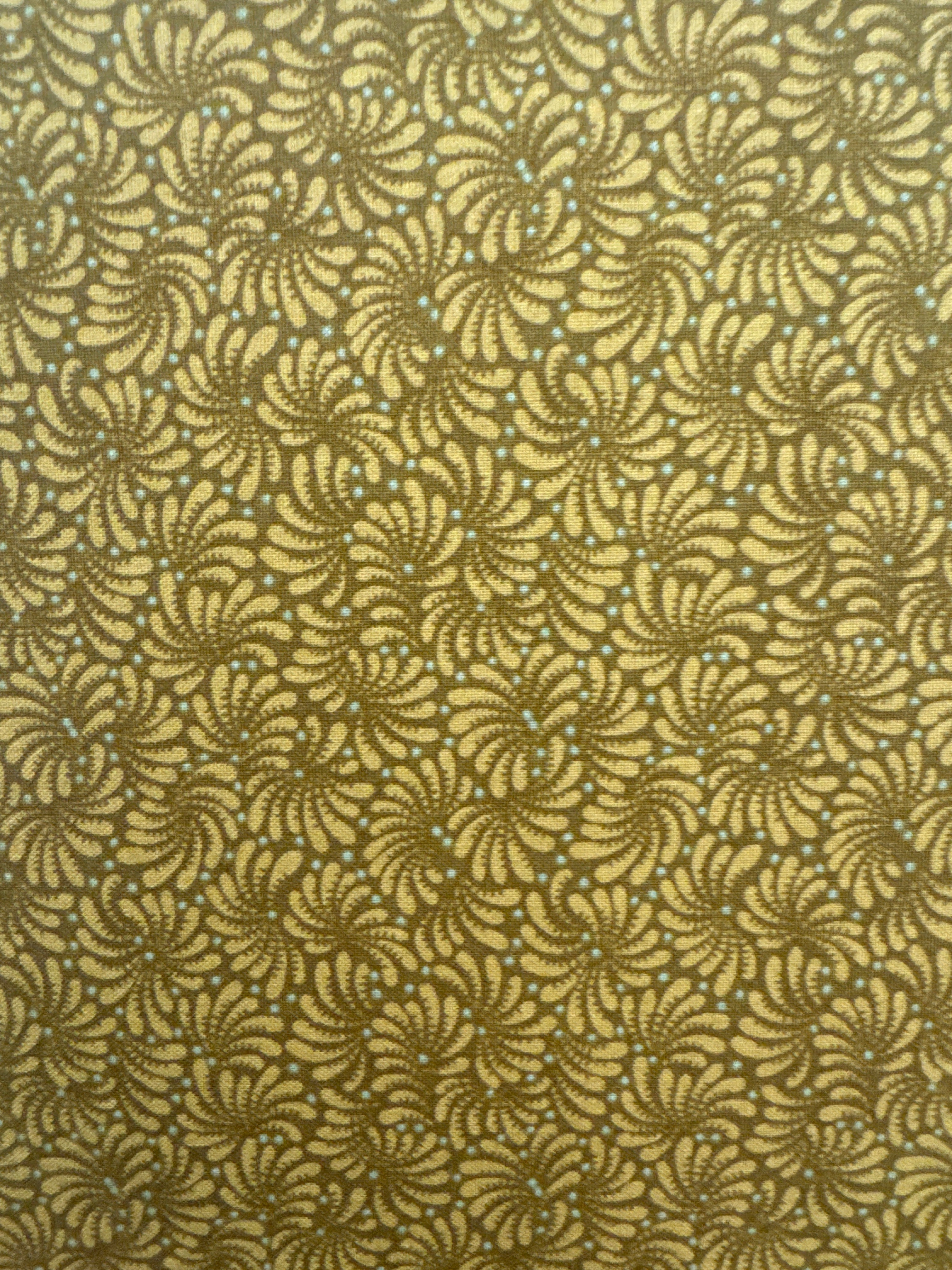 Dahlia Dark Mustard blender quilting fabric by Andover Fabrics