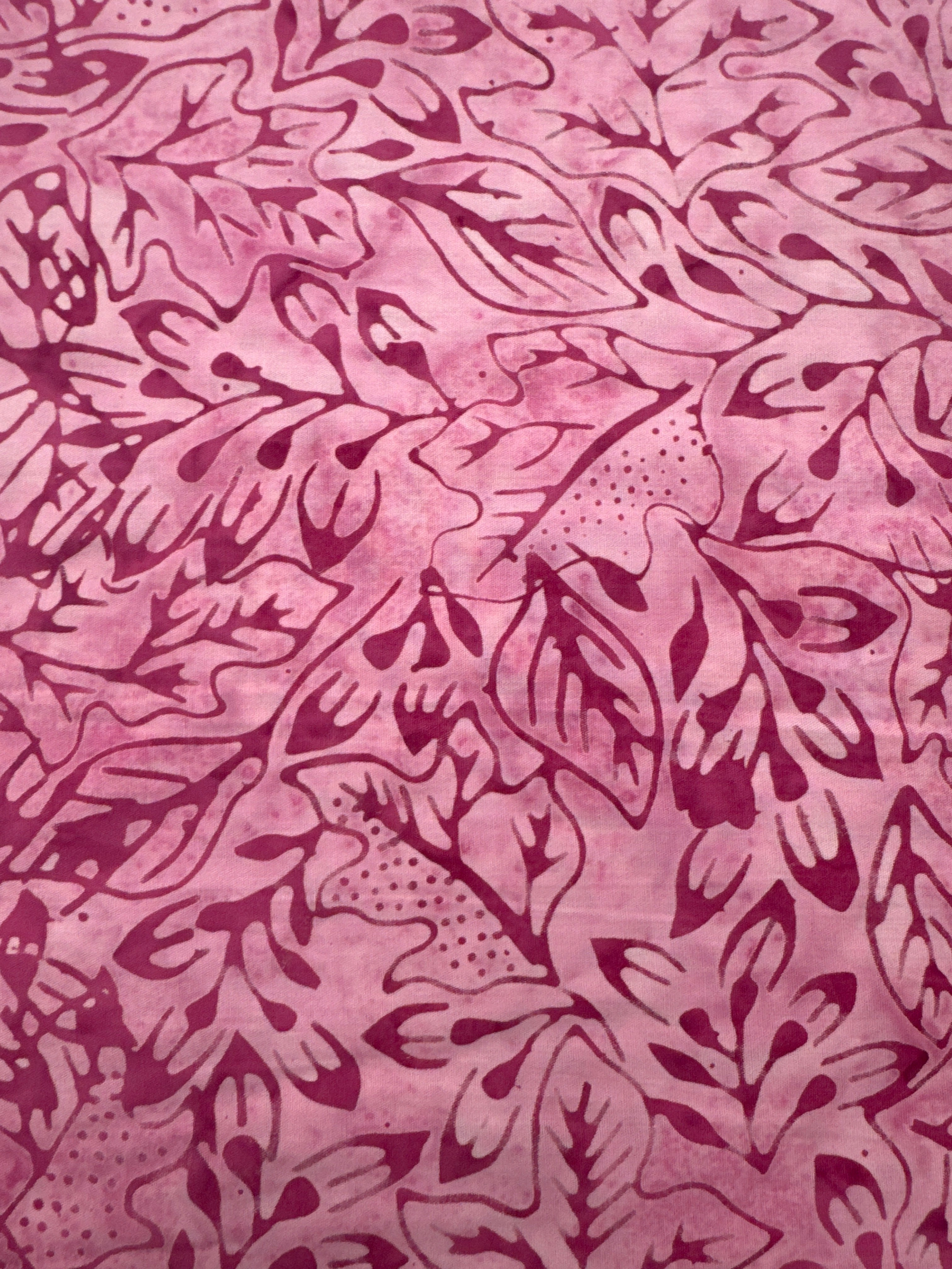 Tonga Pink batik quilting fabric by Timeless Treasures