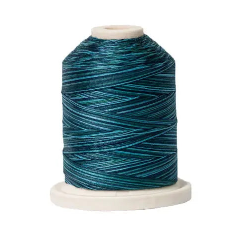 018 Island Waters Signature Cotton Variegated Thread Mini Spool - 40WT American & Efird Signature