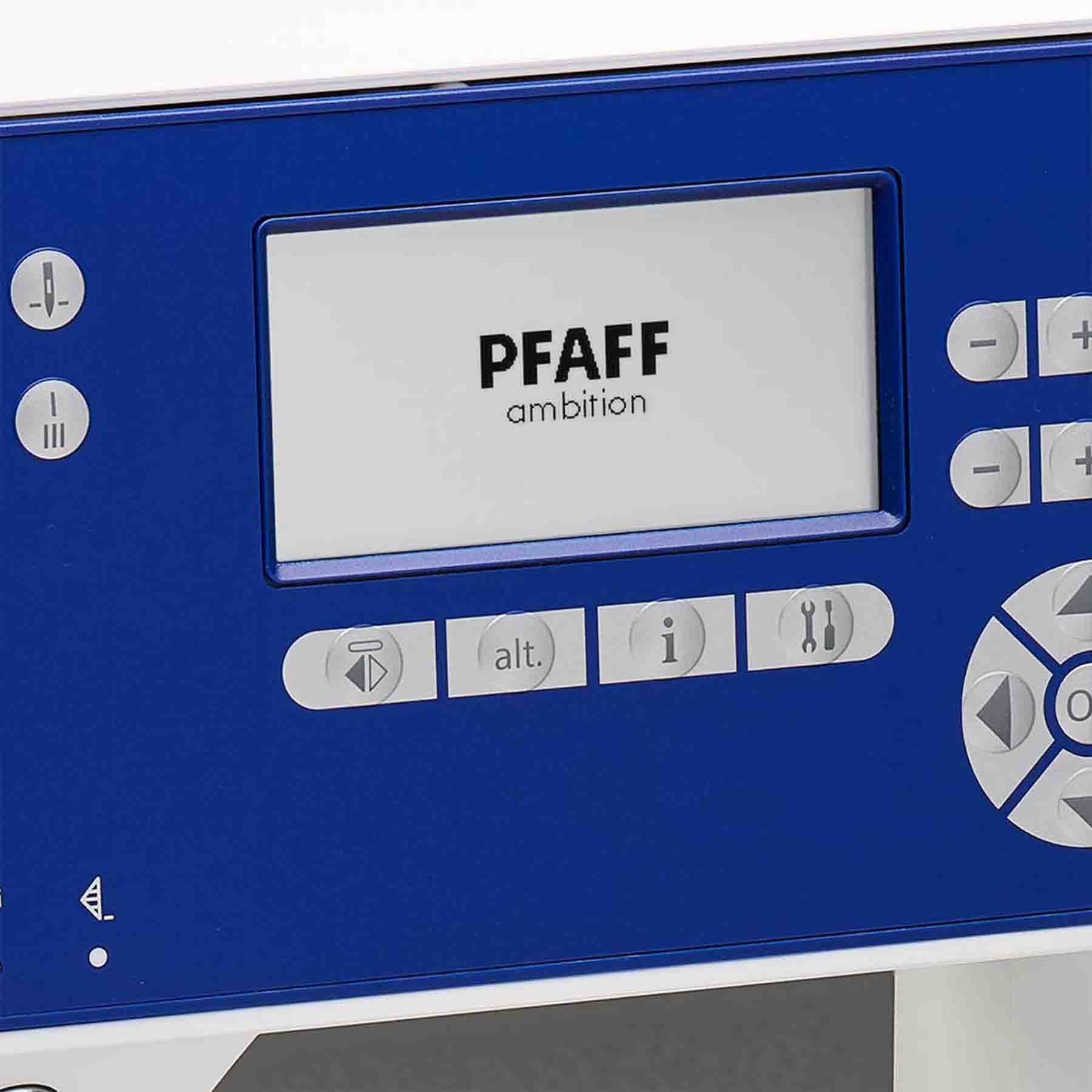 PFAFF® ambition™ 610 Blue Sewing Machine