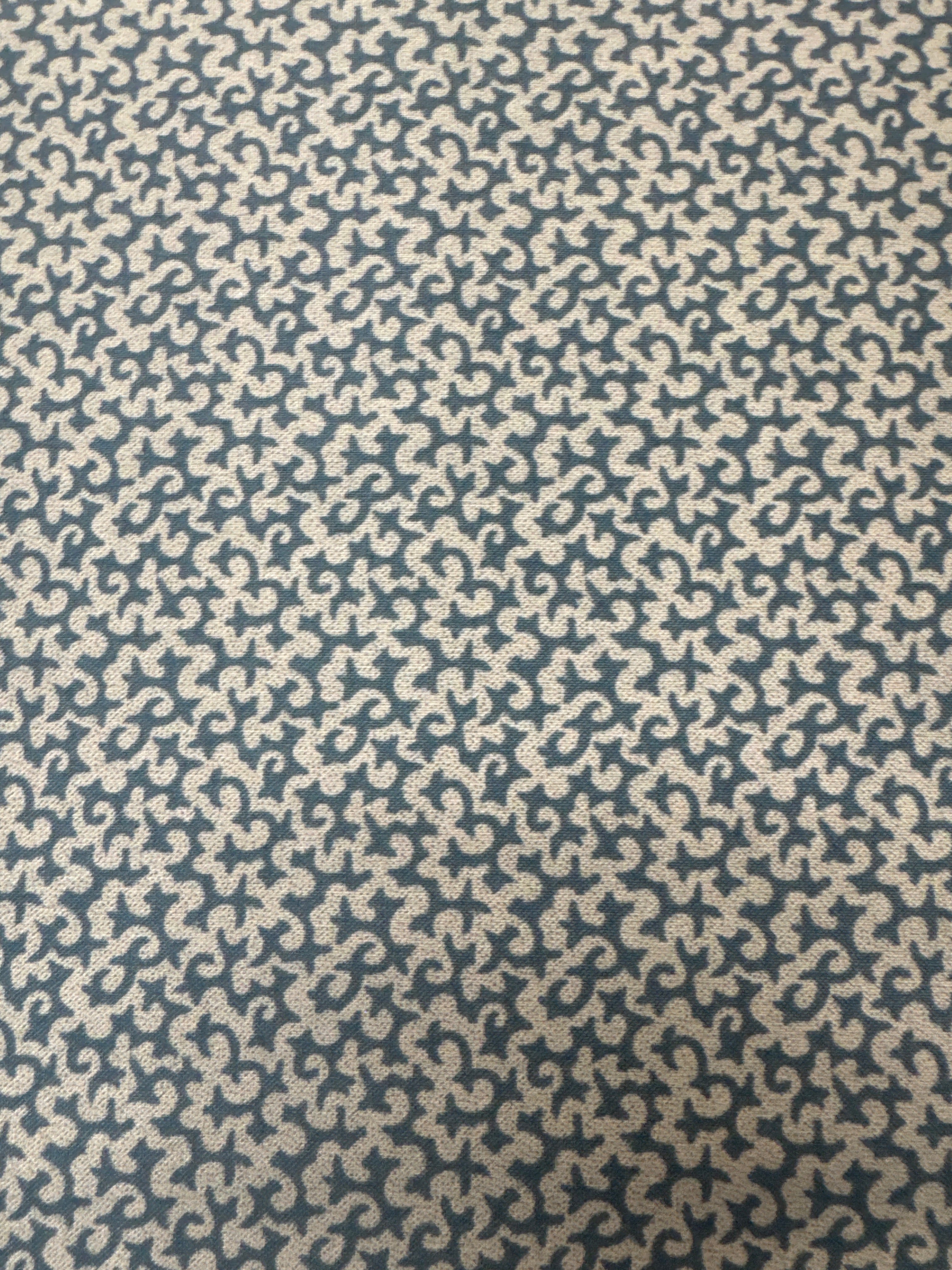 Rose Slate Grey floral quilting fabric by Moda