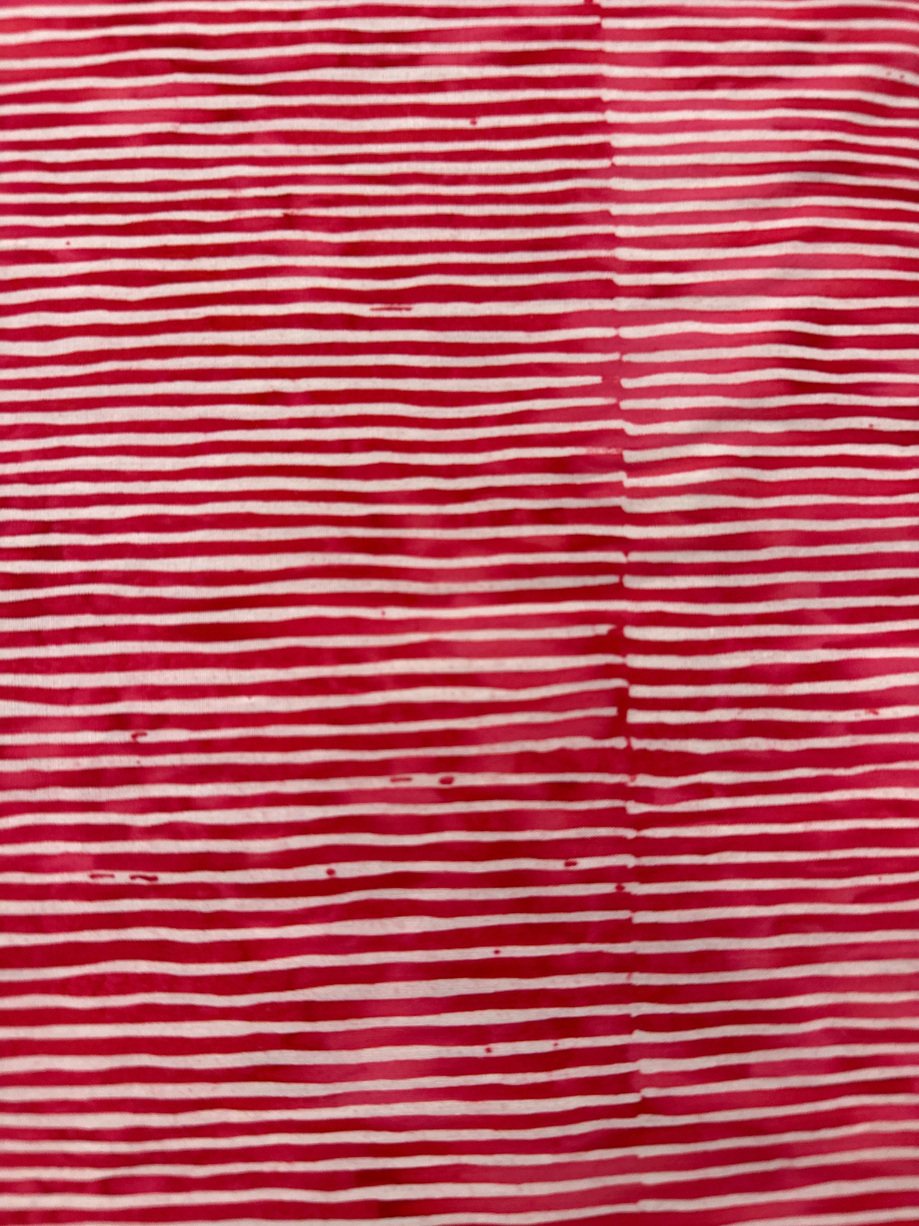 Peppermint Stripe Red quilting fabric by Hoffman Fabrics