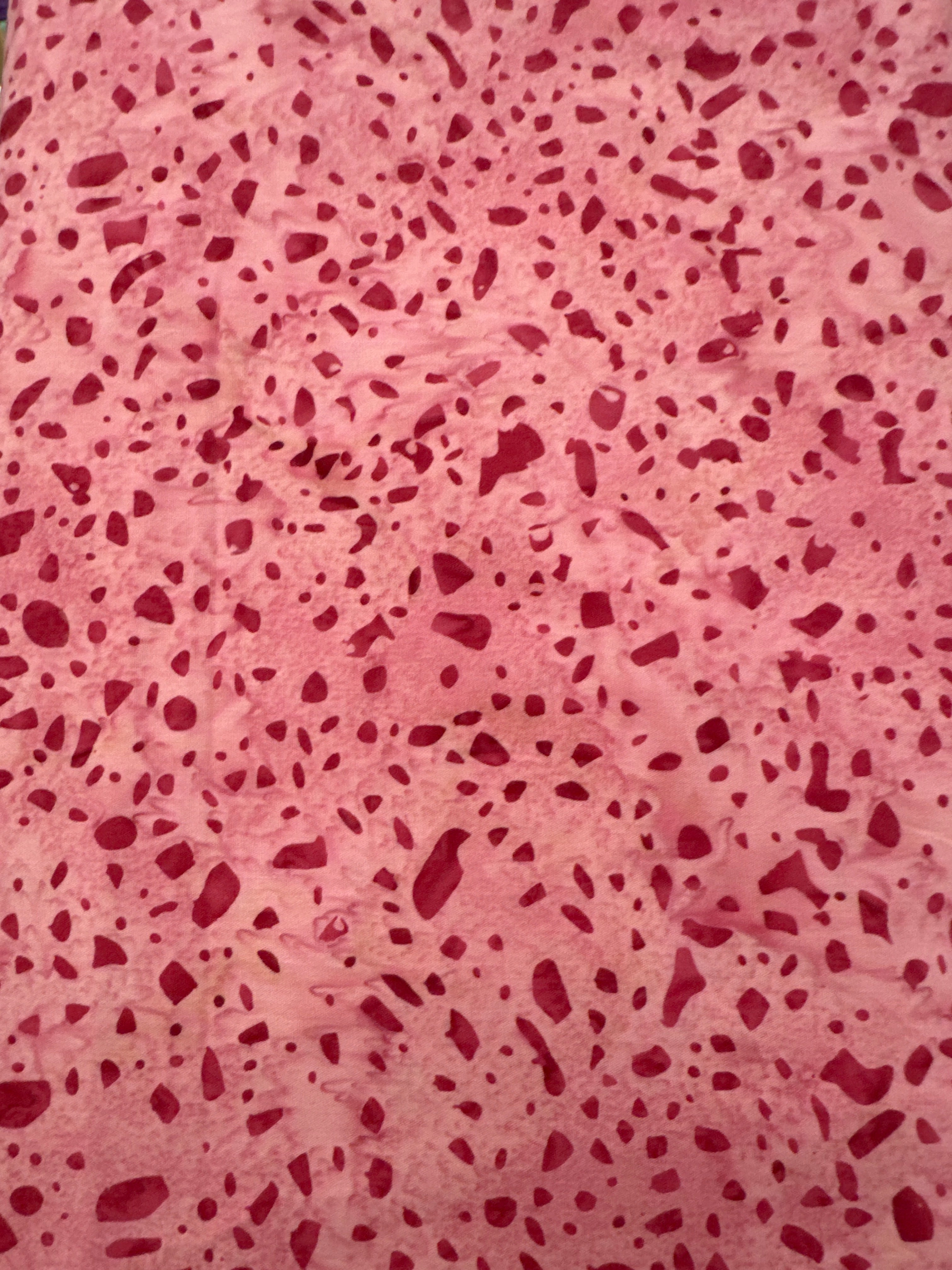 Expressions Elementals Terrazzo Watermelon pink blender quilting fabric by Riley Blake