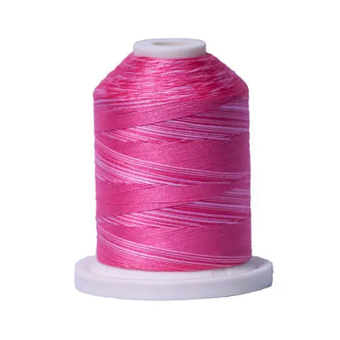 078 Pinky Pinks Signature Cotton Variegated Thread Mini Spool - 40WT American & Efird Signature
