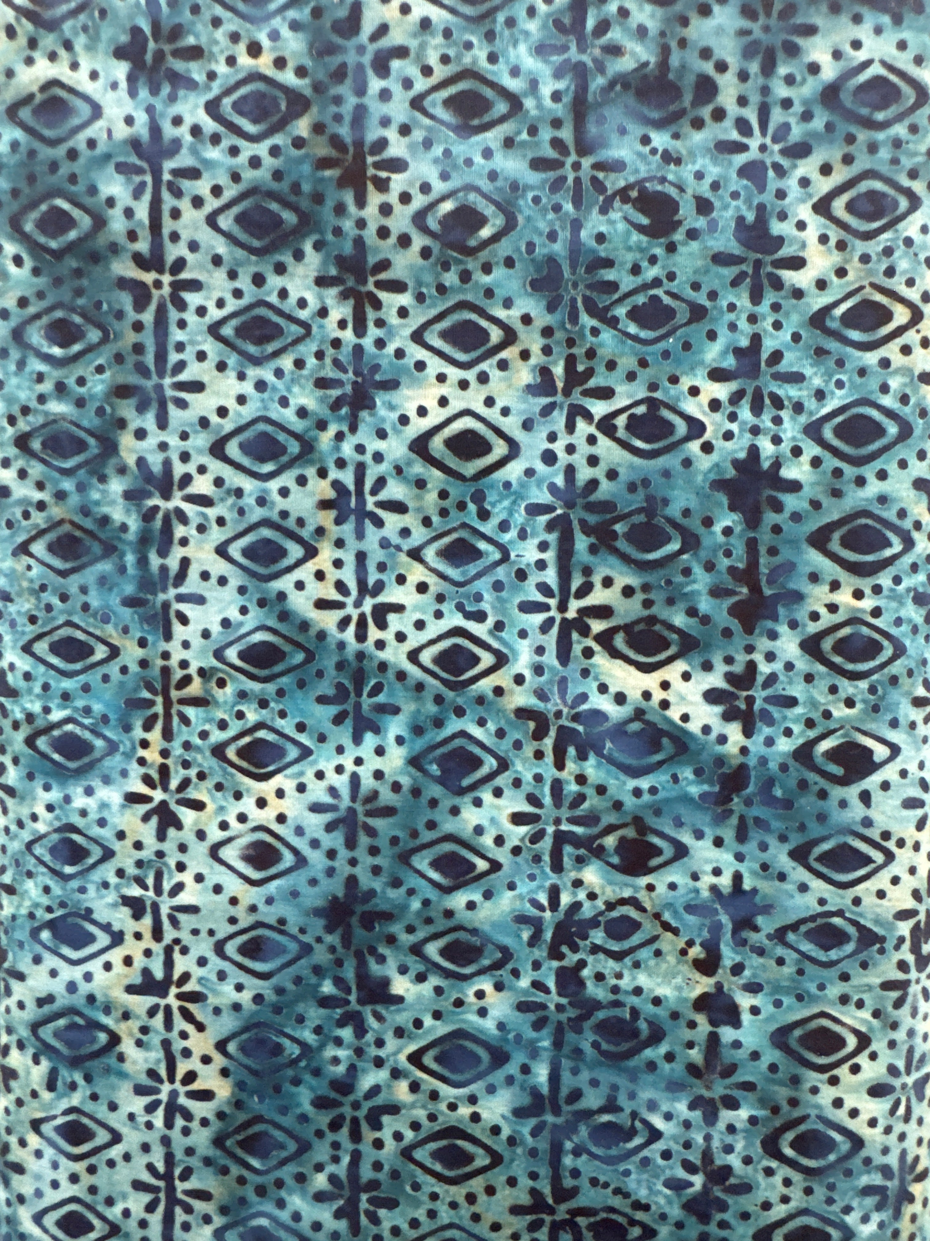 Tile Fusion Sea Storm Diamond Dot geometric quilting fabric by Blank Quilting