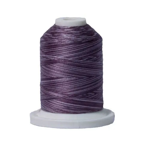 088 Dusty Purples Signature Cotton Variegated Thread Mini Spool - 40WT American & Efird Signature