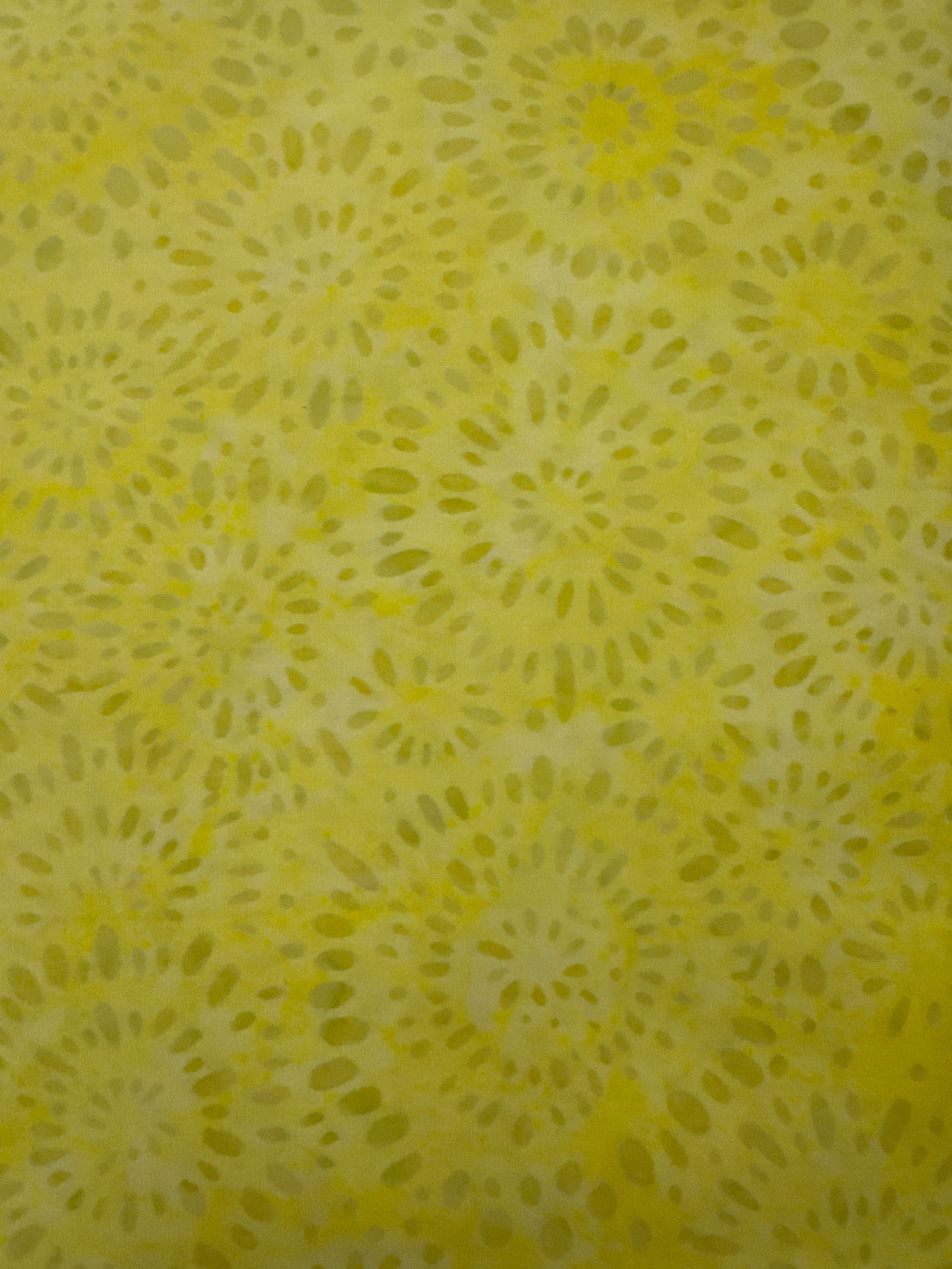 Splash Lemon yellow blender quilting fabric by Robert Kaufman