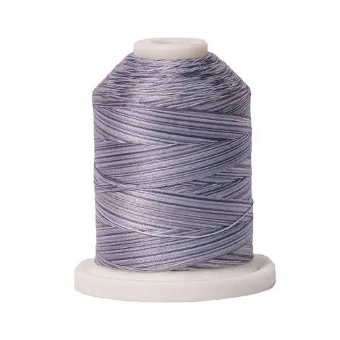 090 Grey Shades Signature Cotton Variegated Thread Mini Spool - 40WT American & Efird Signature