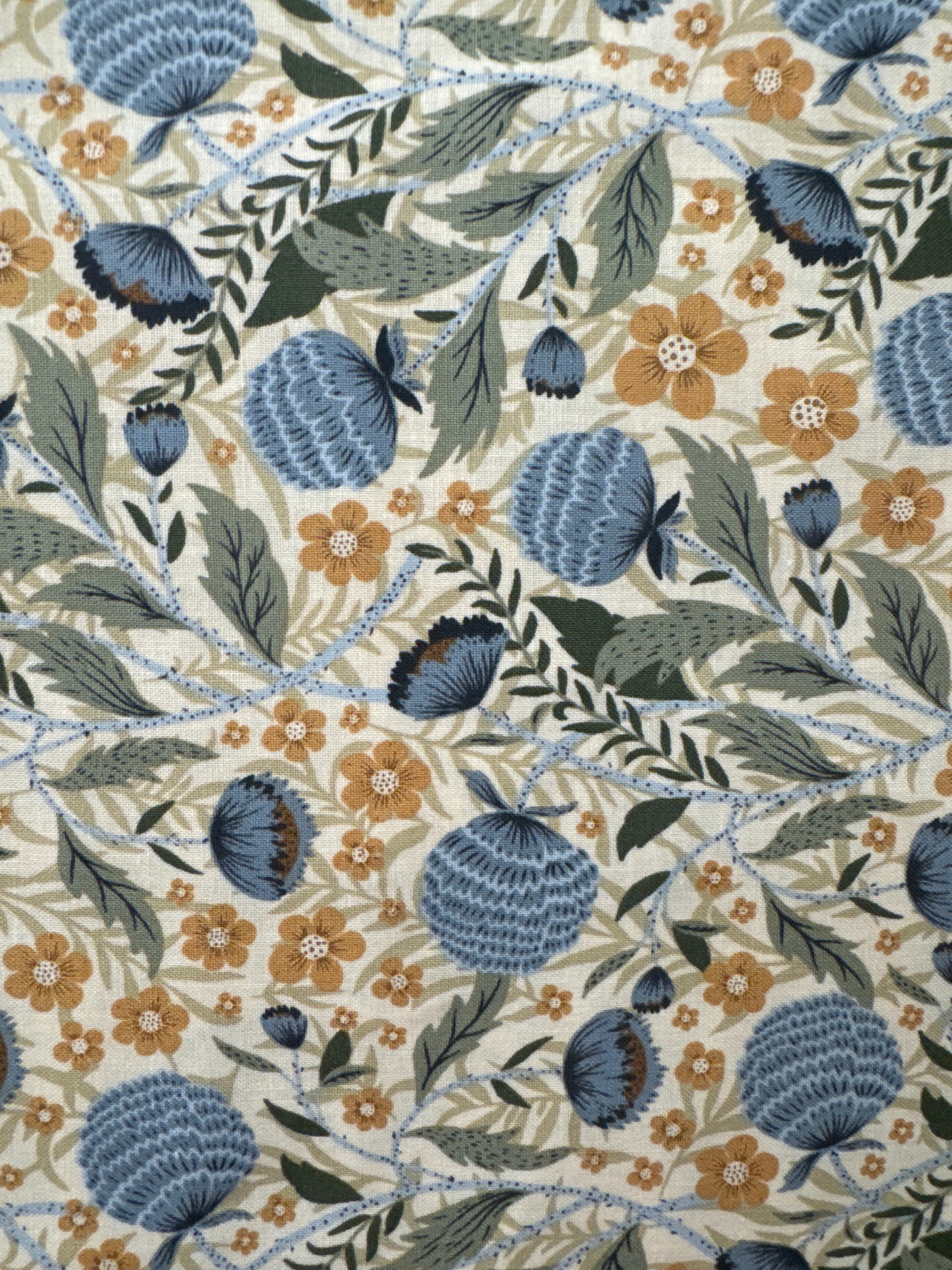 The Old Garden Tan blender quilting fabric by Riley Blake