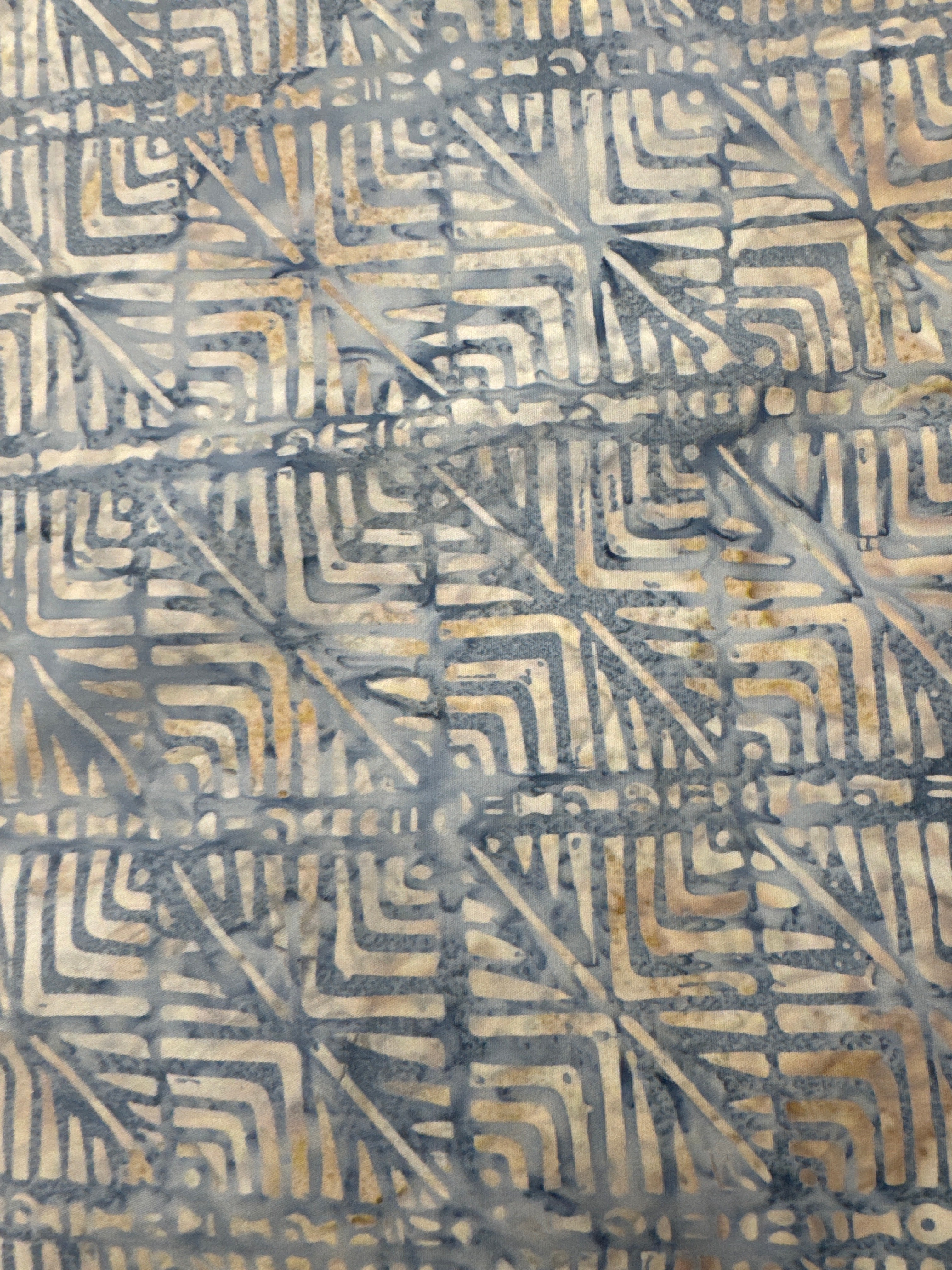 Tonga Anchor gray batik quilting fabric by Timeless Treasures