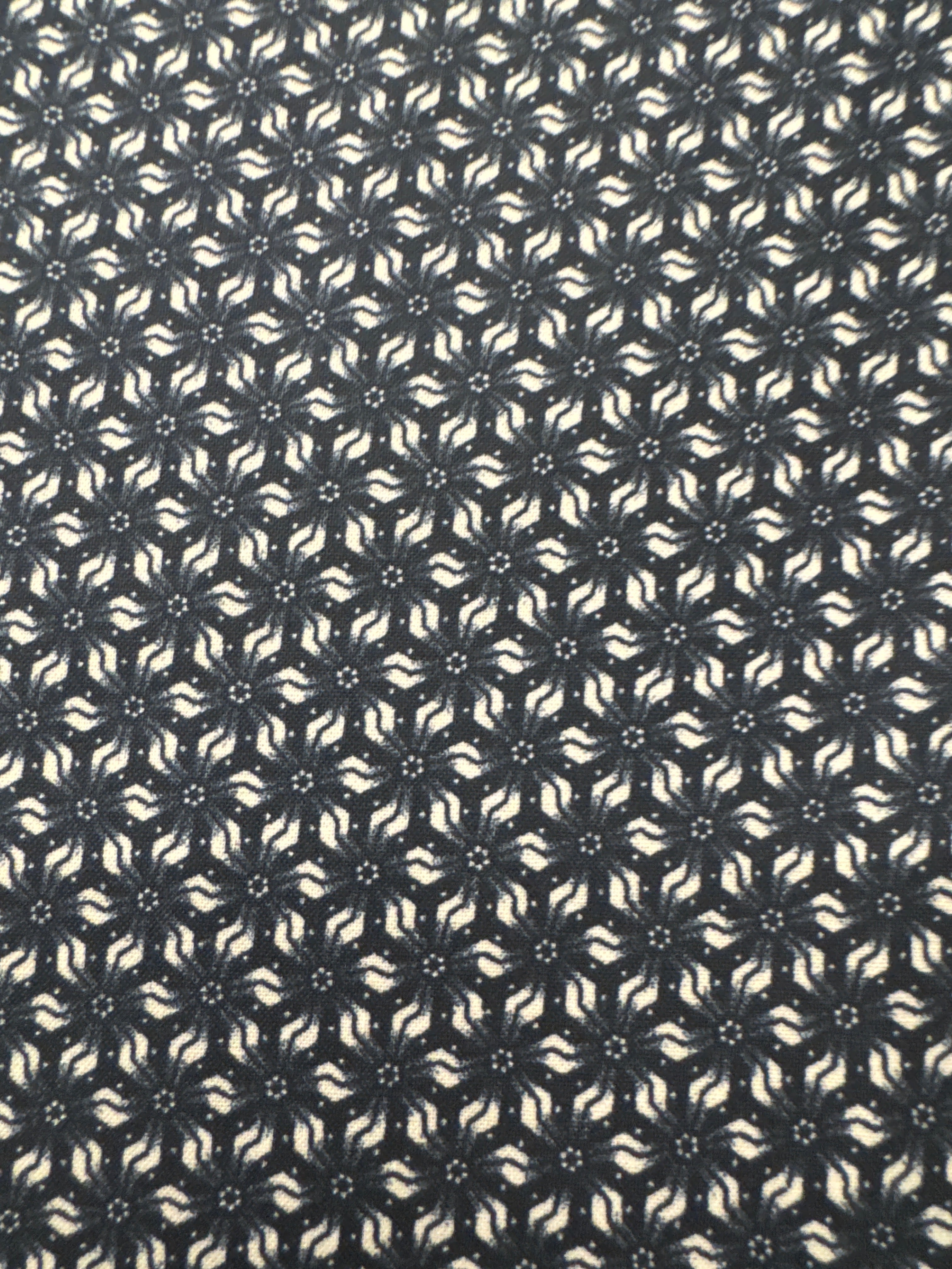 Snowman Gatherings IV Dark Blue Whispy Christmas quilting fabric by Moda