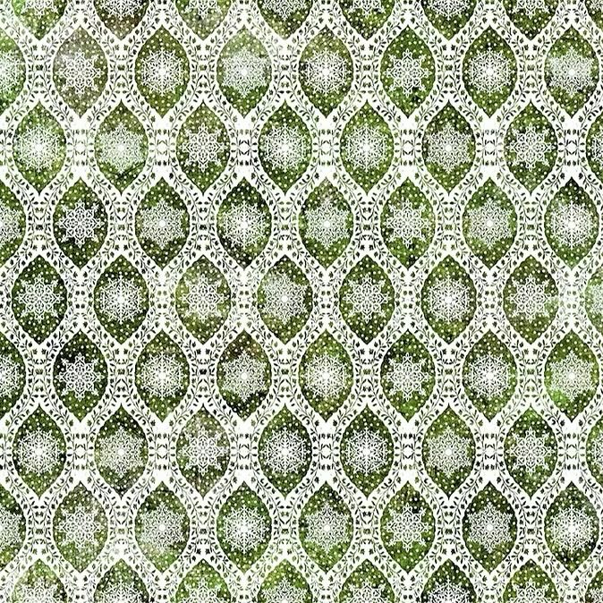 Nature's Winter Snowflake quilting fabric by Jason Yenter for In The Beginning