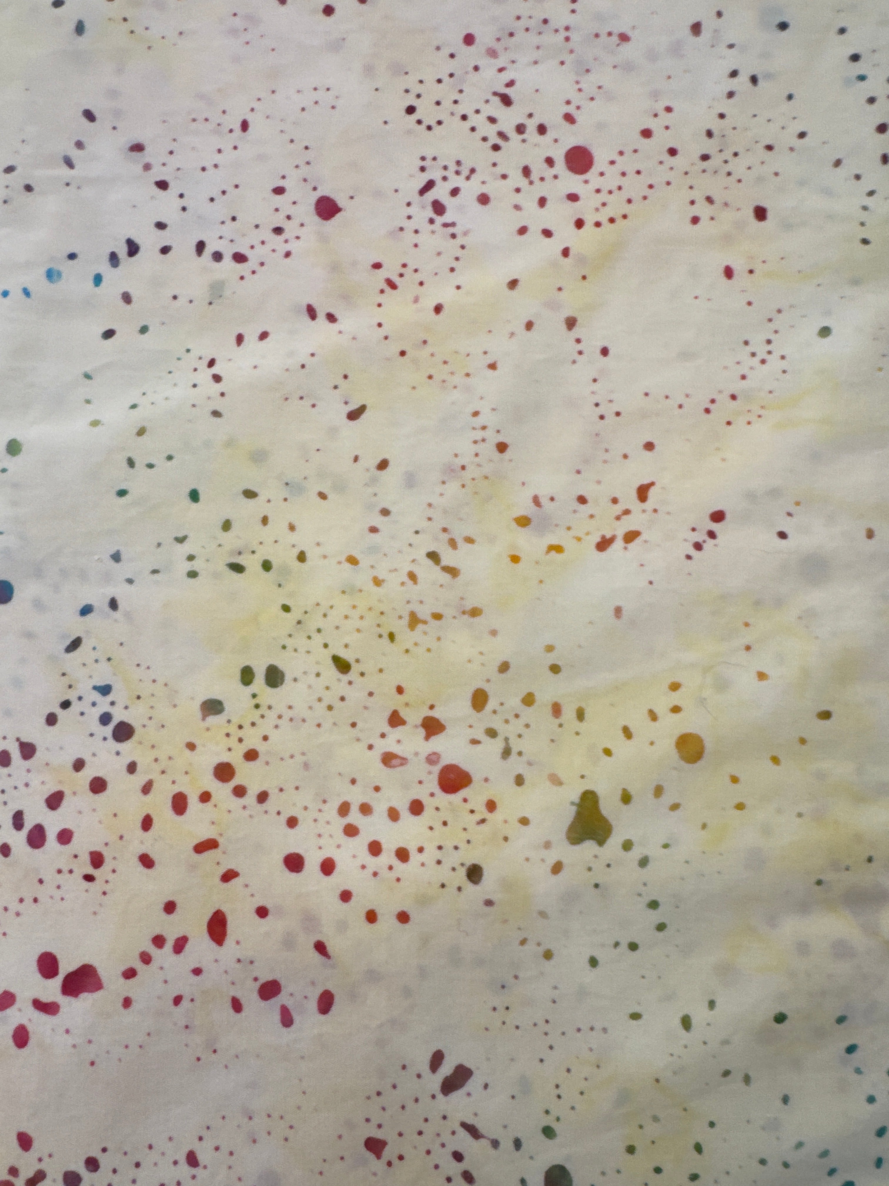 Rainbow Splatter Confetti blender quilting fabric by Andover Fabrics