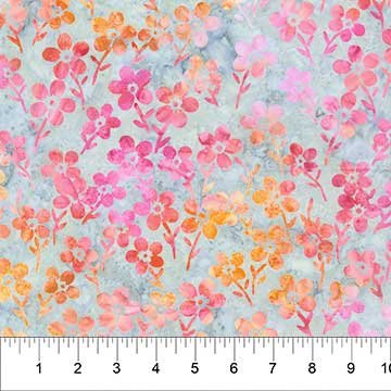Banyan Batiks Roundabout golden batik quilting fabric coordinate in Cheese Sauce