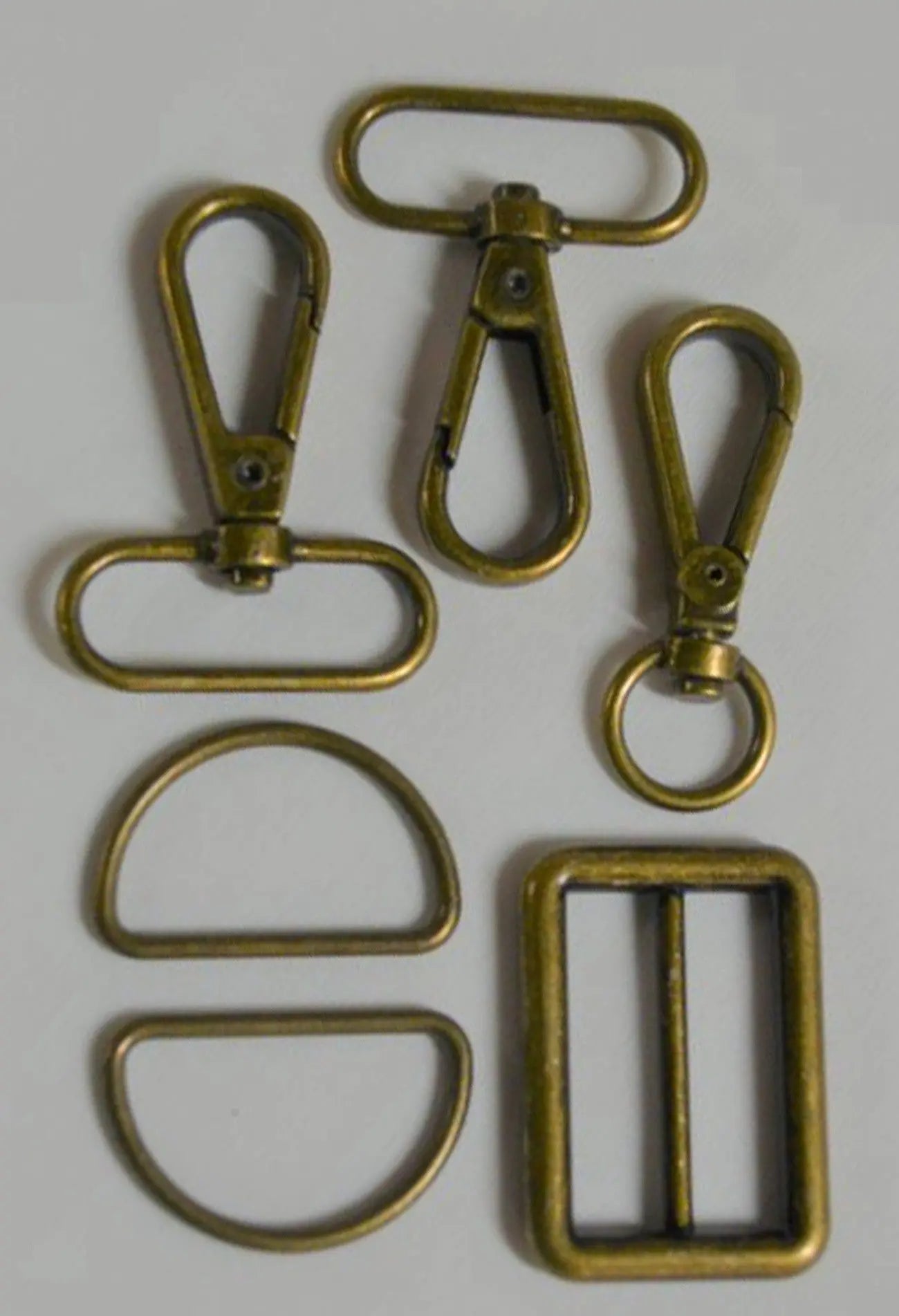 1-1/4in Bag Strap Hardware Bronze - Linda's Electric Quilters