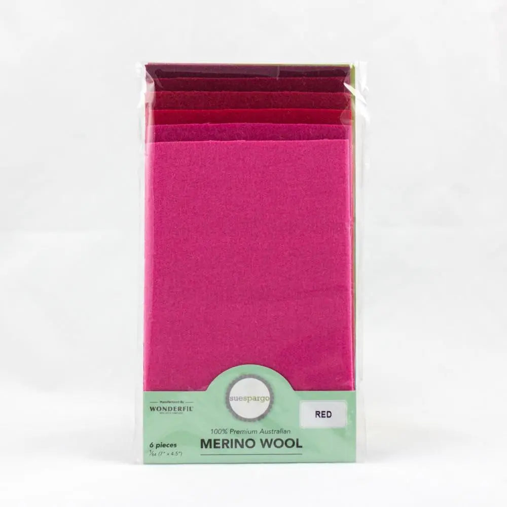 1/64 Merino Wool Packs: Sue Spargo WonderFil USA