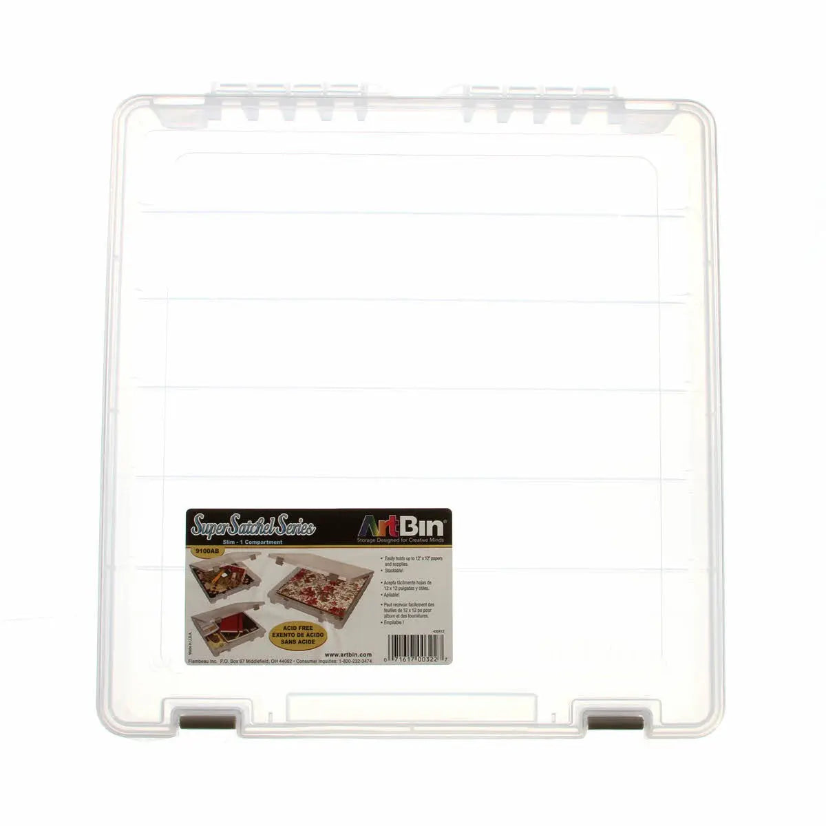 1 Compartment Slim Super Satchel Box - Linda's Electric Quilters