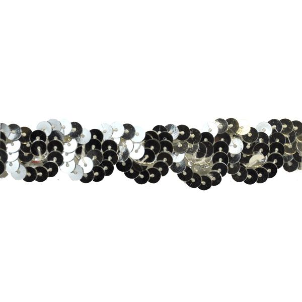 1-inch Non-Stretch Sequin Trim – 10 Yard Roll