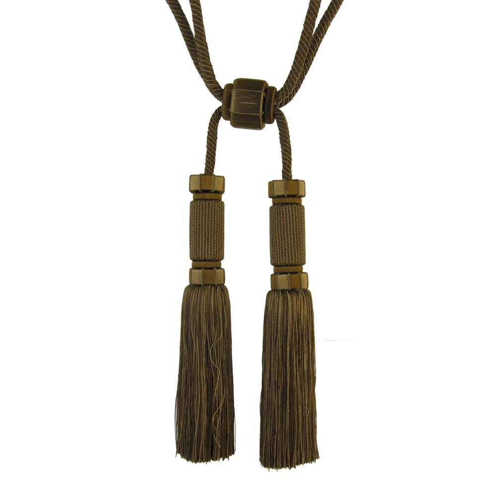 10 1/2-inch Double Tassel Tieback with 16-inch Cord | Sophisticated Elegance Collection