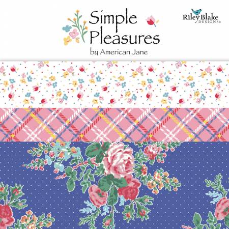 Riley Blake Simple Pleasures 10 inch squares precut bundle with 42 coordinated squares