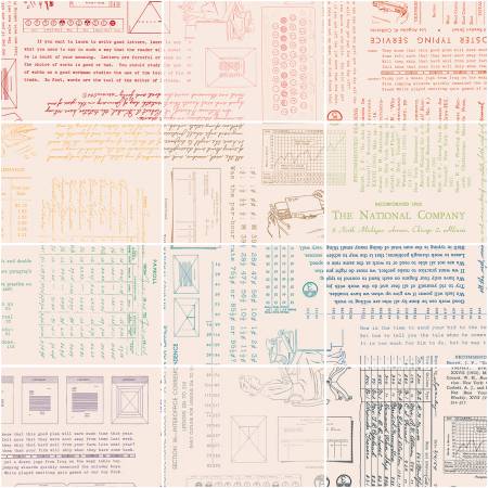 Riley Blake Lori Holt TYPE/ography 10 Inch Stacker B — 42 precut squares