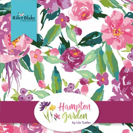 Riley Blake Hampton Garden 10 inch fabric squares, 42 pieces