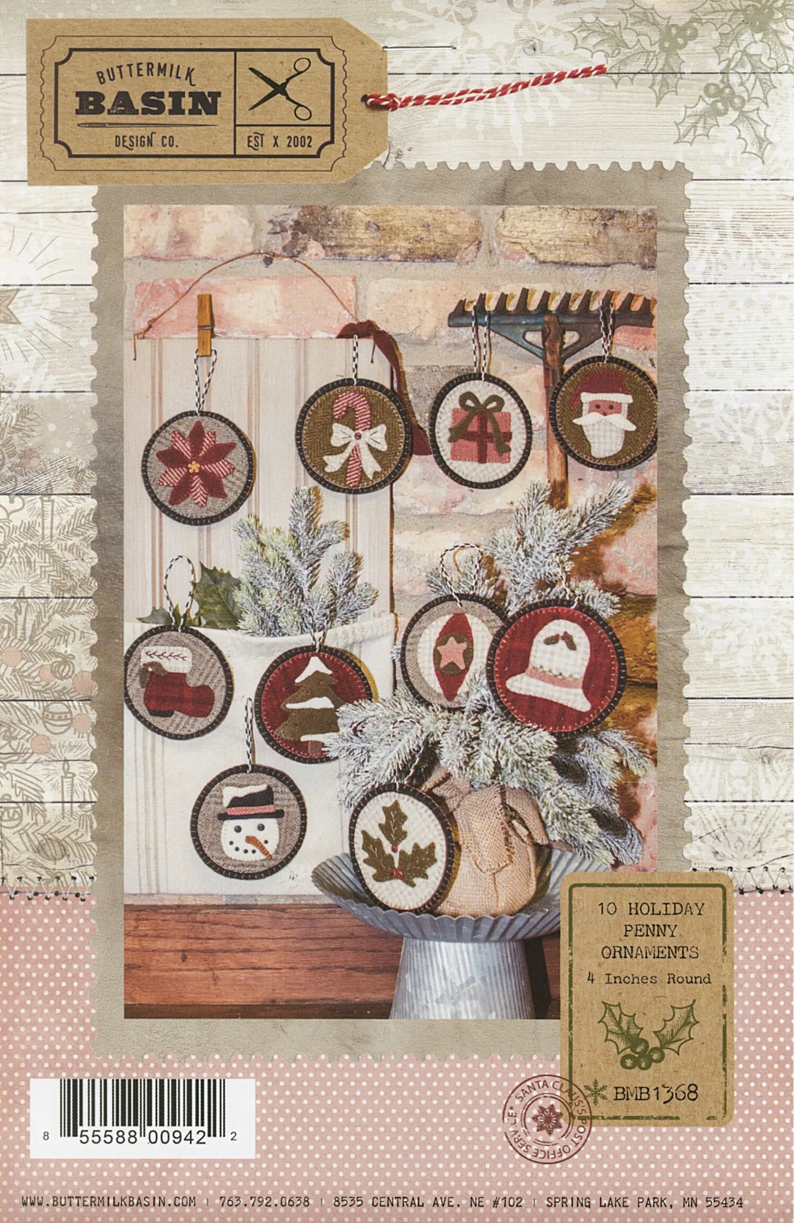 10 Holiday Penny Ornaments Checker Distributor