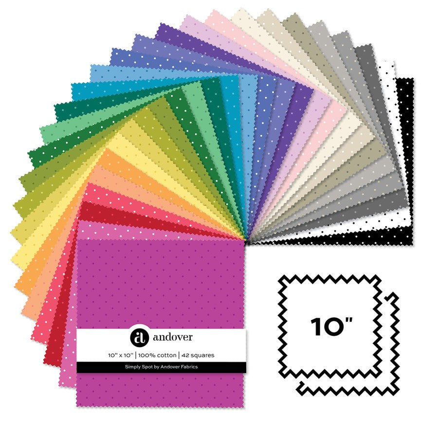 Simply Spot 10 Inch Square 42 Cuts Each