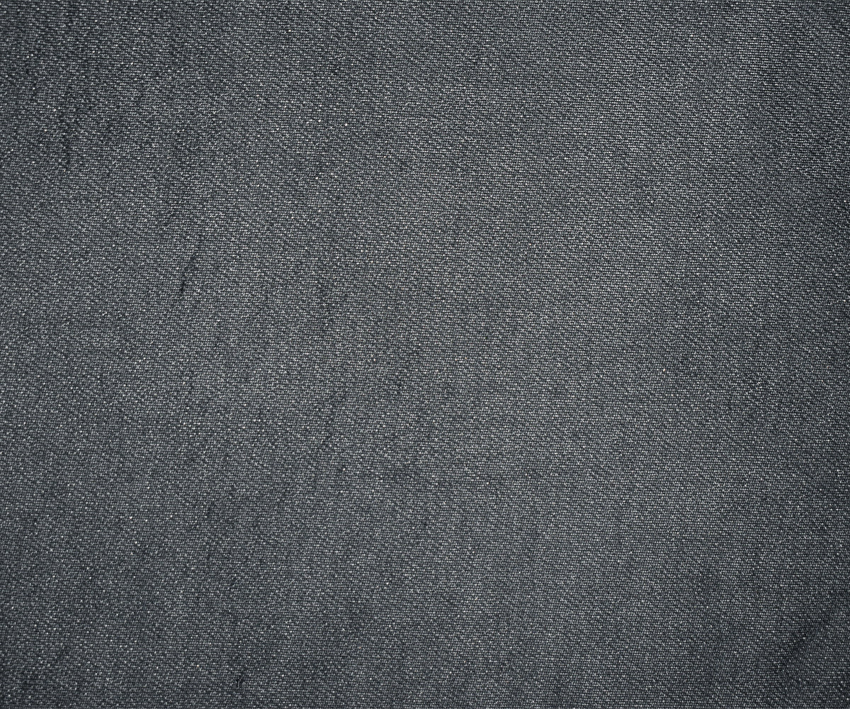 Black-Silver Poly Micro Dot Scallop Printed Mesh Knit Fabric
