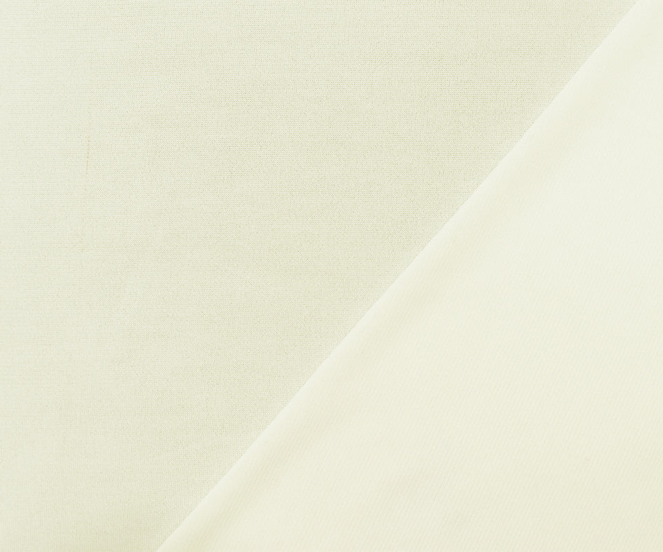 Ivory Poly Stretch Spandex Solid ITY Knit Fabric