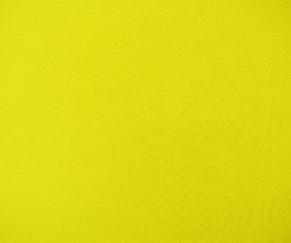 Bright Yellow Cotton Stretch Spandex Solid Jersey Knit Fabric