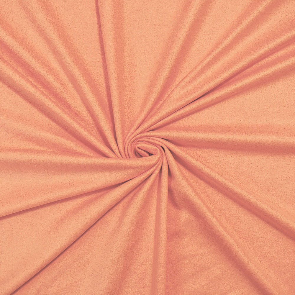 Pink Stretch Spandex Solid Microsuede Knit Fabric