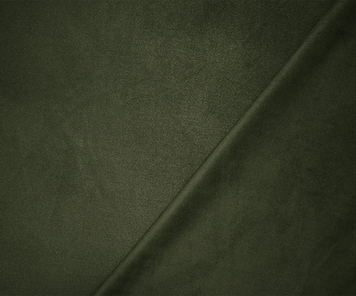 Deep Green Stretch Spandex Solid Microsuede Knit Fabric