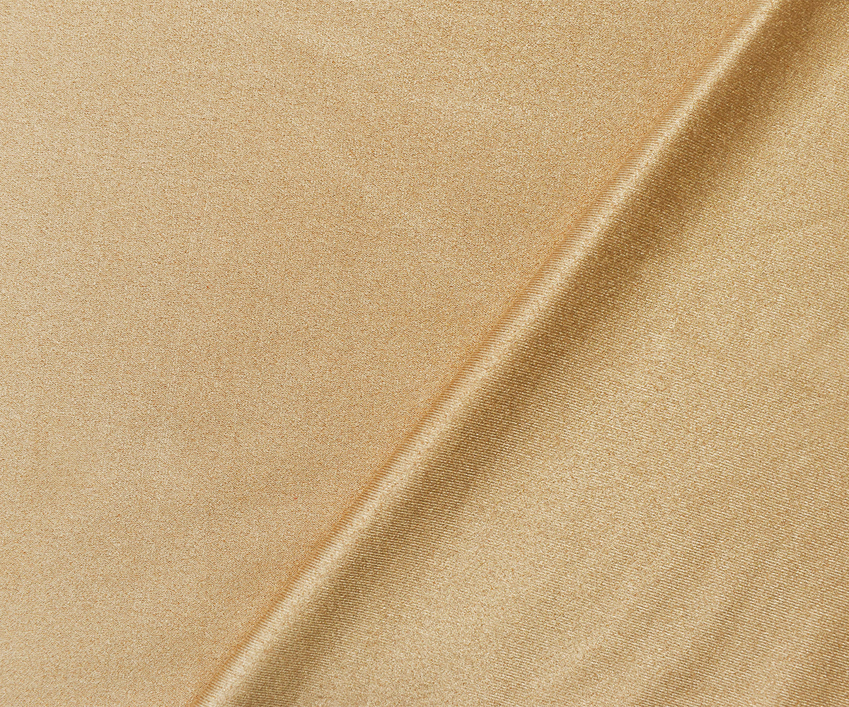 Beige Stretch Spandex Solid Microsuede Knit Fabric