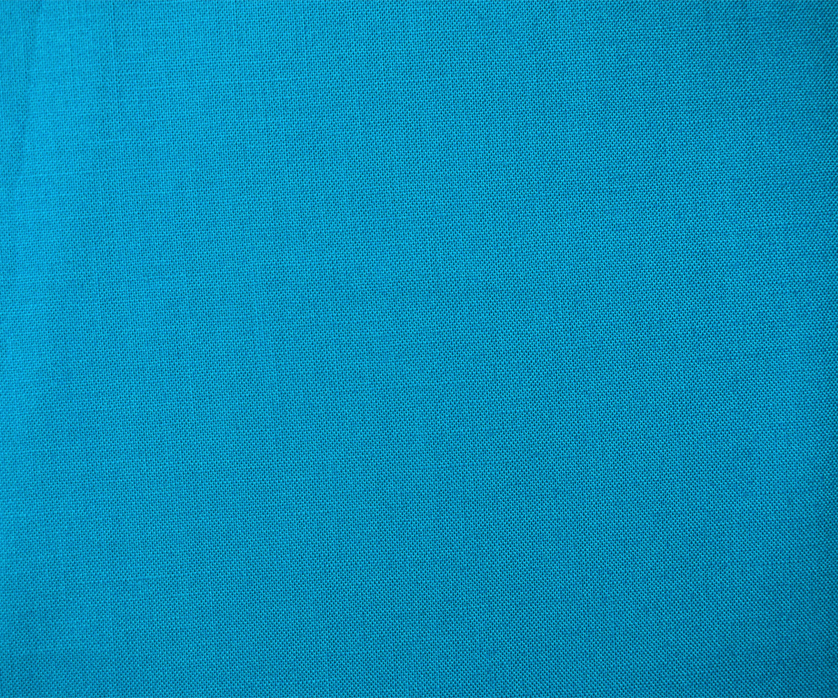 Teal Blue Cotton Solid Quality Quilting Woven Fabric
