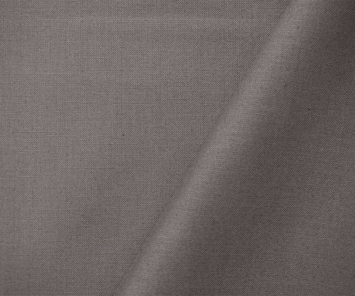 Gray Cotton Solid Quality Quilting Woven Fabric