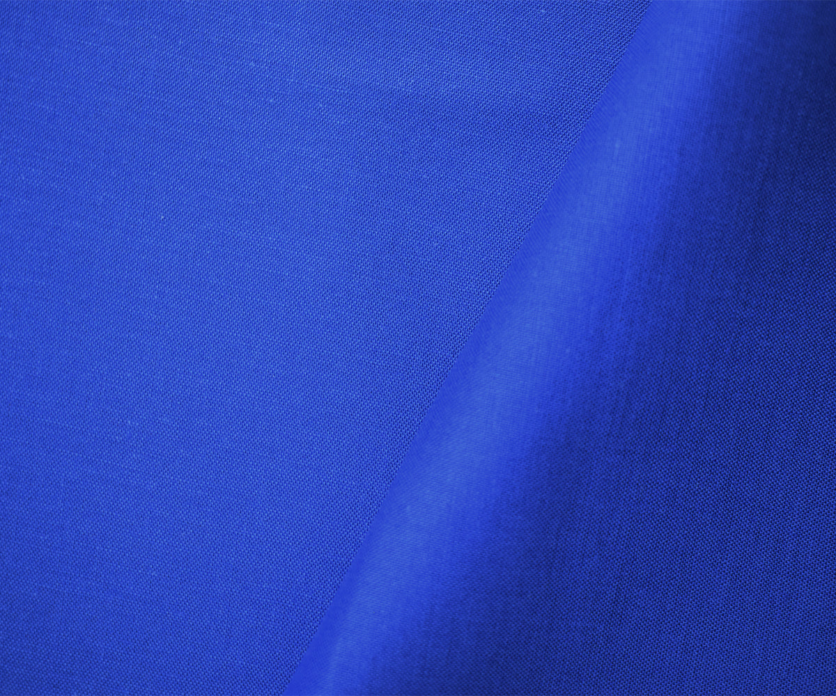 Royal Blue Cotton Solid Quality Quilting Woven Fabric