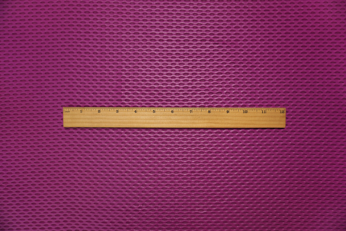 Magenta Purple Famous Maker Nylon Mesh 3D Knit Yoga Fabric