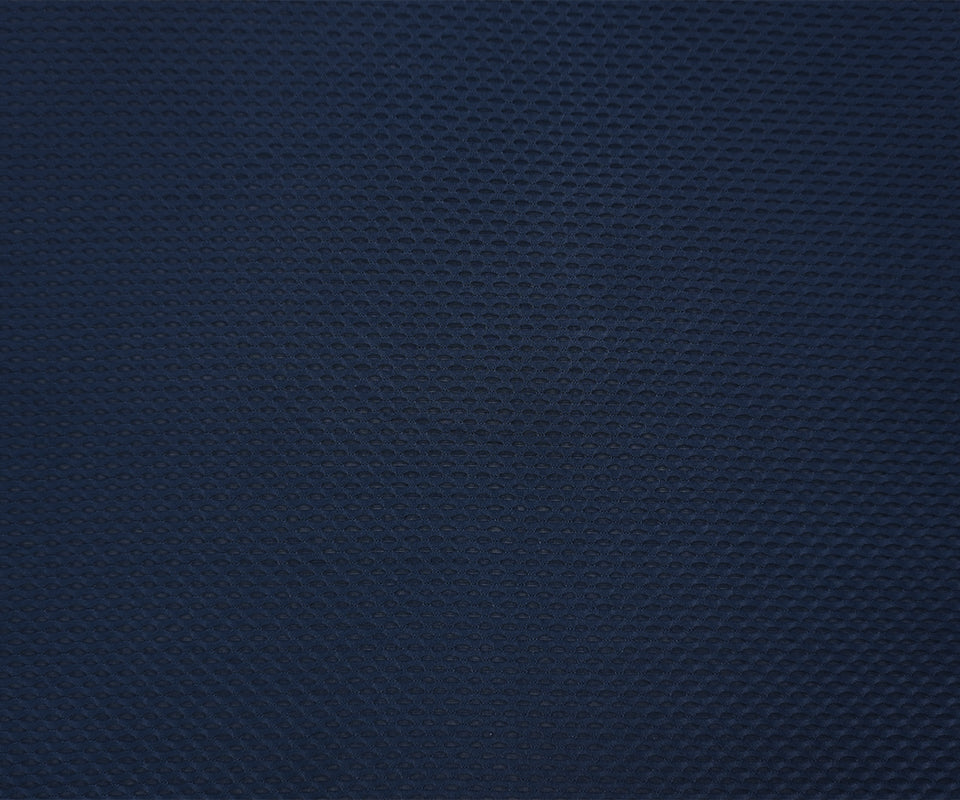 Deep Navy Famous Maker Nylon Stretch Mesh Knit Yoga Fabric