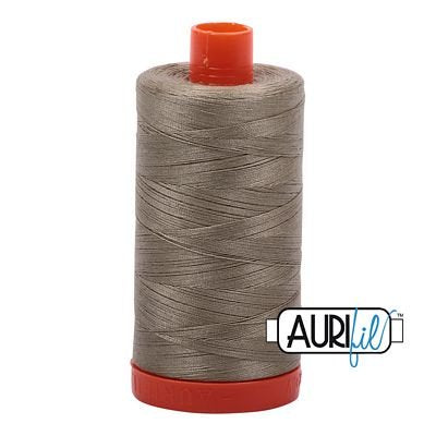 Aurifil 2900 Khaki Green 50wt cotton thread 1300m spool