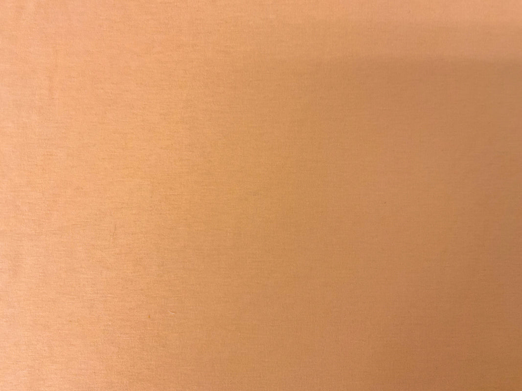 Orange Poly Rayon Spandex Stretch Solid Baby Rib Knit Fabric