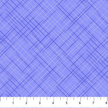 Northcott On The Bias Serge quilting cotton in Blue