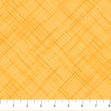 Northcott On The Bias quilting cotton in Marigold yellow