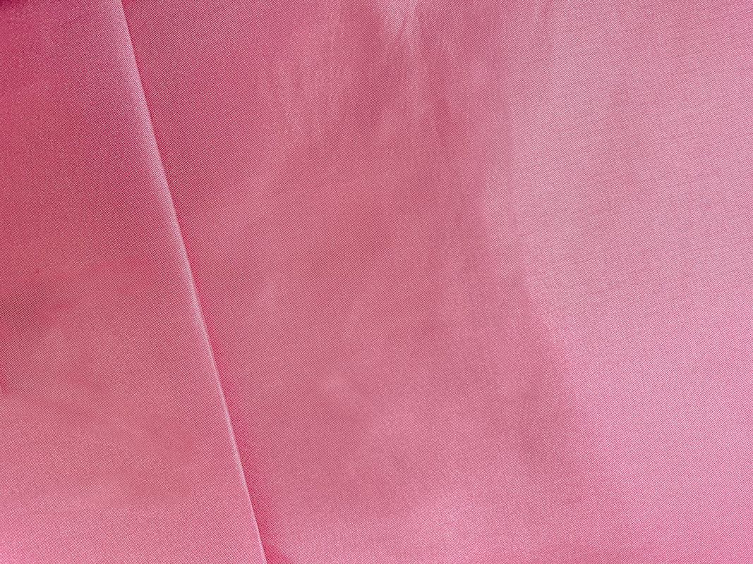 Pink Poly China Silk Solid Lining Woven Fabric