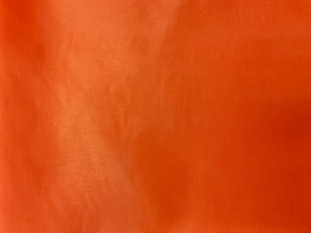 Orange Poly China Silk Solid Lining Woven Fabric
