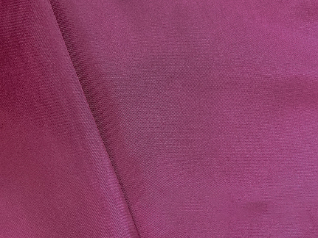 Wine Red Poly China Silk Solid Lining Woven Fabric