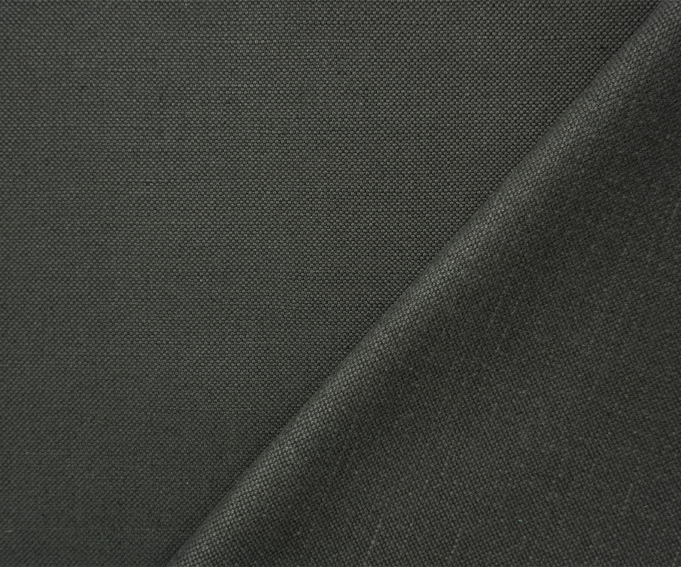 Dark Gray PKaufmann Cotton-Linen Fulton Canvas Decorating Fabric
