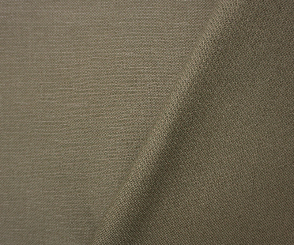 Taupe PKaufmann Cotton-Linen Fulton Canvas Decorating Fabric